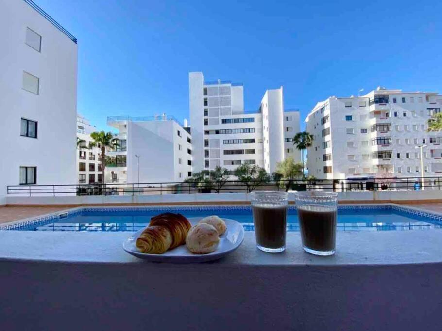 Luxury Modern Beach Apartment Quarteira Exteriör bild