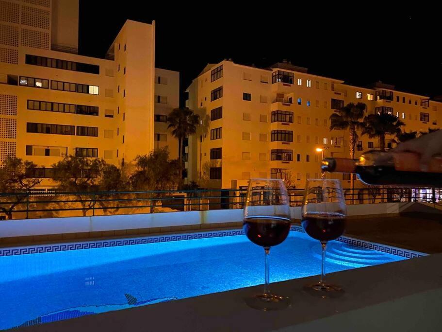 Luxury Modern Beach Apartment Quarteira Exteriör bild